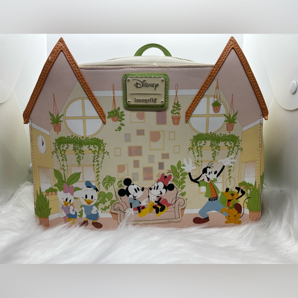 Loungefly Disney House Bag with Mickey Mouse And Friends